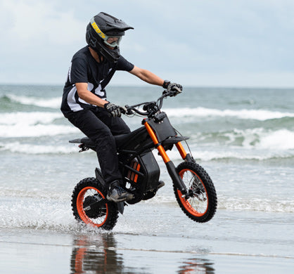 The GT54 Electric Mini Motorbike featuring a reinforced A3 carbon steel frame and high-torque 2000W motor