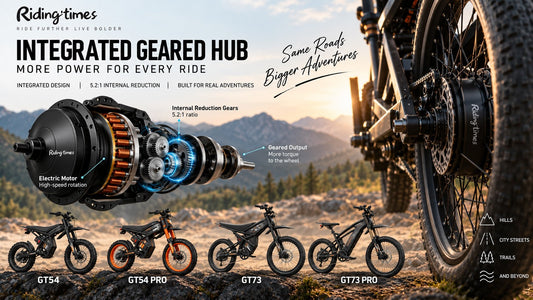 Integrated Geared Hub and ebikes which use it