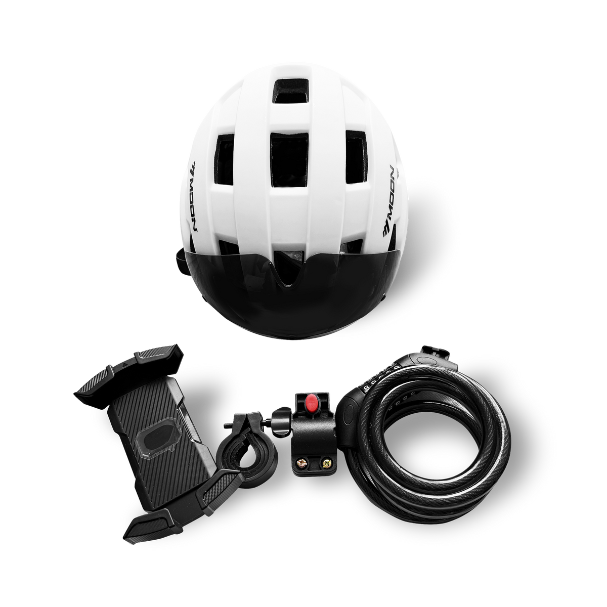 Helmet | Phone Holder | Ebike Lock