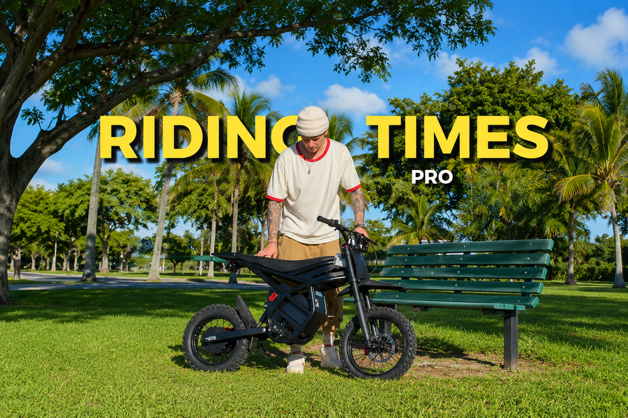 Nous testons la puissance et la fluidité de conduite du vélo électrique Riding Times GT54 Pro sur la route.