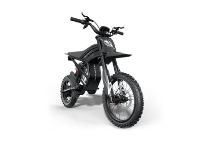 GT54 Pro Electric Mini Motorbike black kids and adults off-road bike front view