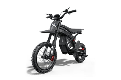 GT54 Pro Electric Mini Motorbike black kids and adults dirt bike with rugged tires