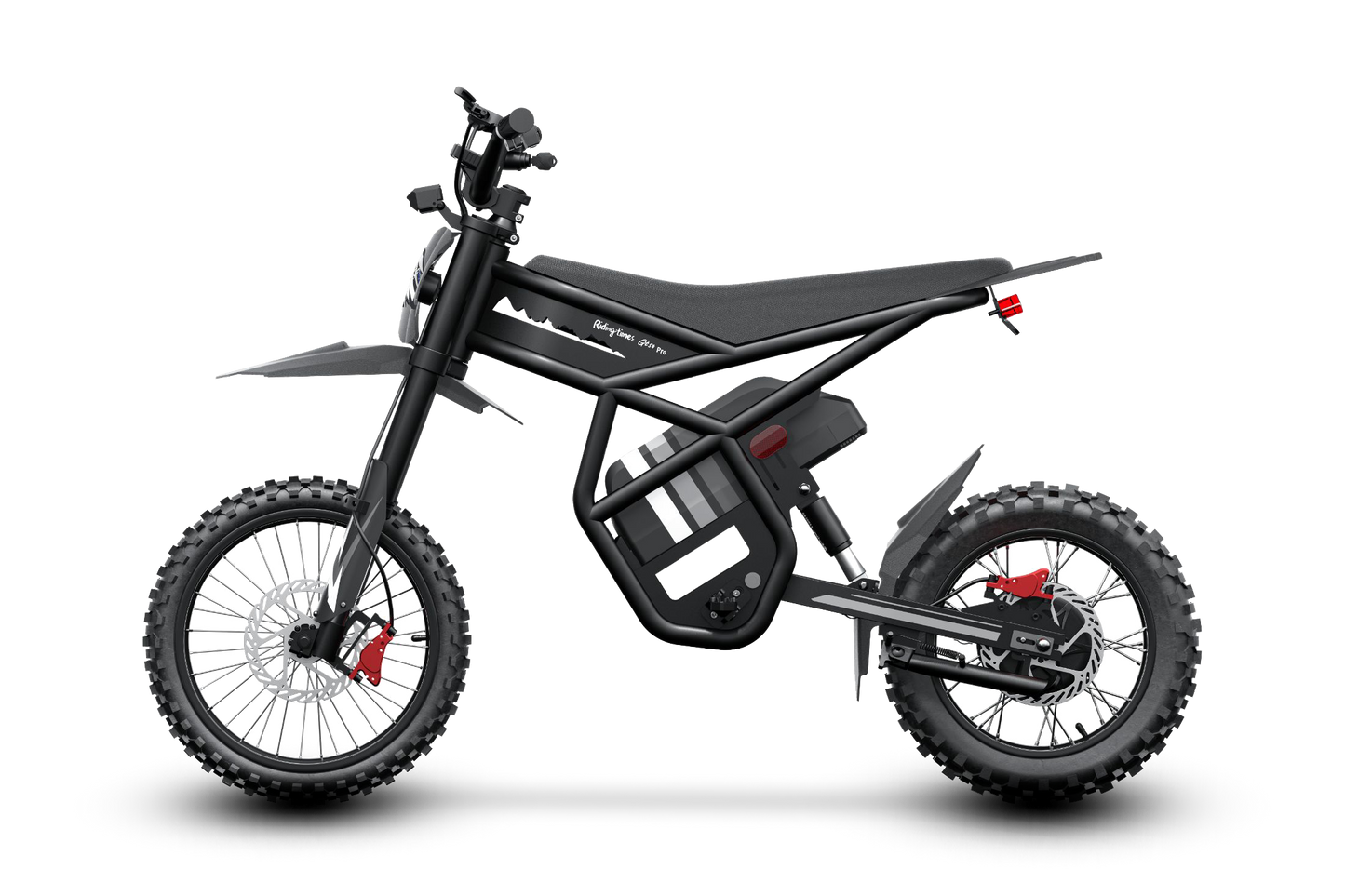 GT54 Pro Electric Mini Motorbike black for kids and adults with off-road tires