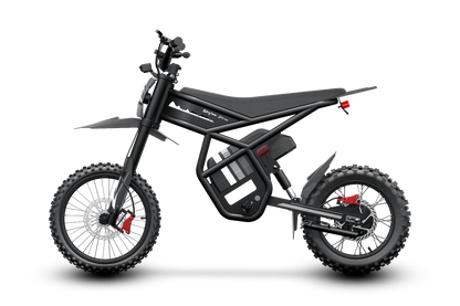 GT54 Pro Electric Mini Motorbike black for kids and adults with off-road tires