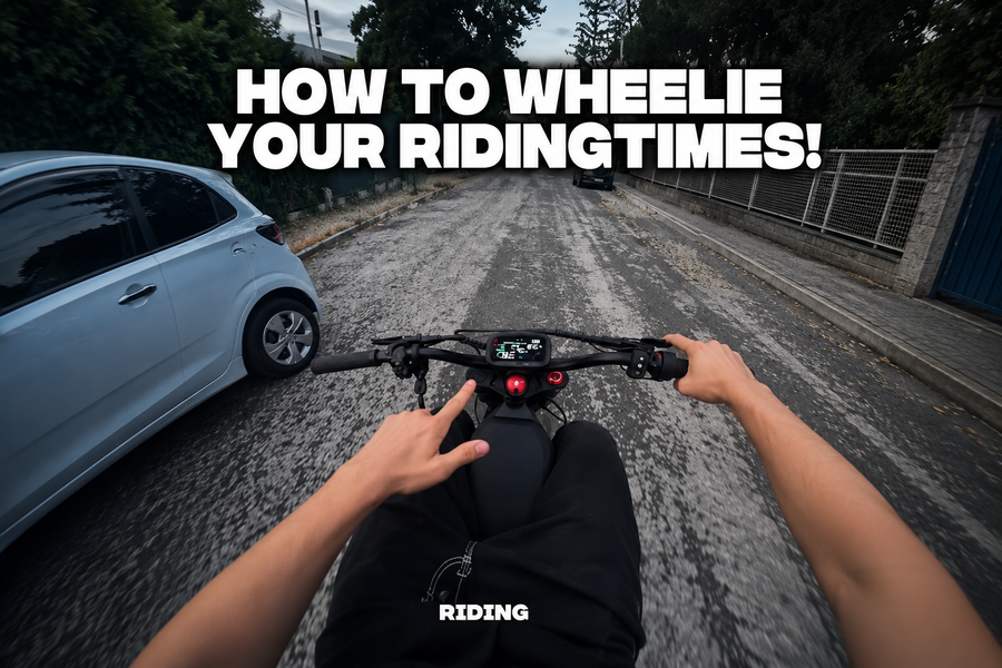 Peut-on faire un wheelie avec un vélo électrique Ridingtimes ? / Vidéo d'apprentissage / GT54 Pro