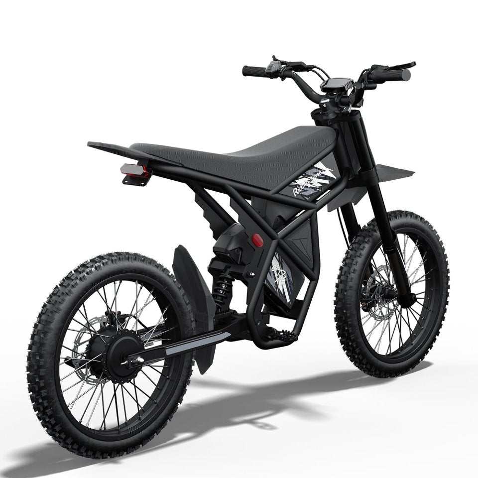 GT73 platform reference showing knobby tyres and long saddle
