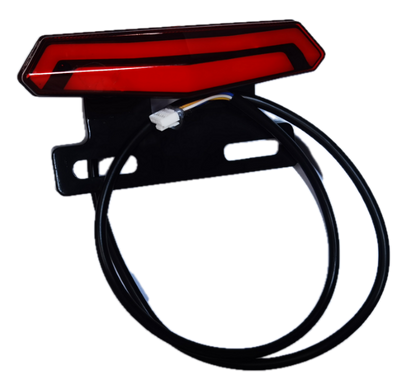 LED brake light for bicycles with automatic activation and weather-resistant design