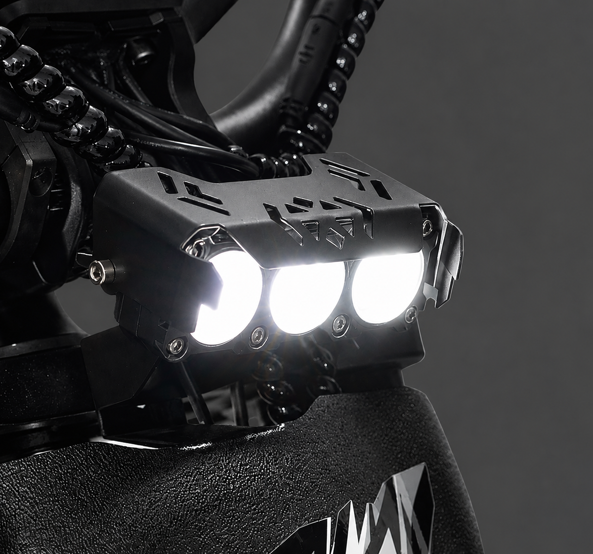 Dreifache LED-Beleuchtung